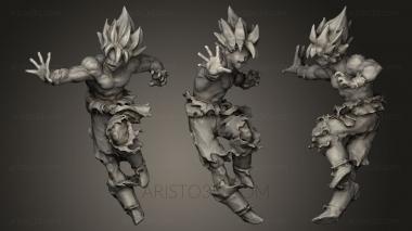 Figurines heroes, monsters and demons (STKM_0335) 3D model for CNC machine
